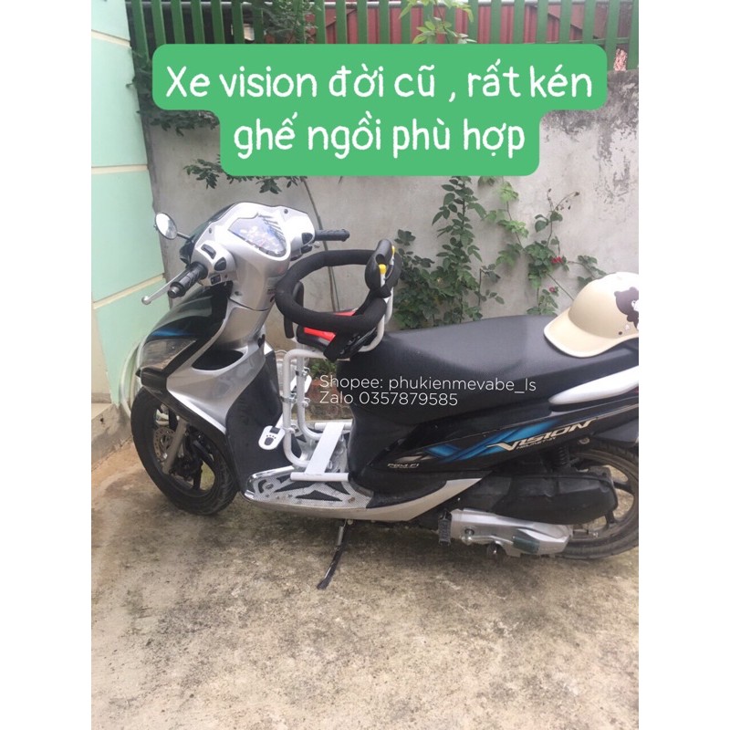 VC02-Ghế ngồi xe máy điện, xe máy, vespa lx vững chắc (yên kêu chít chít)