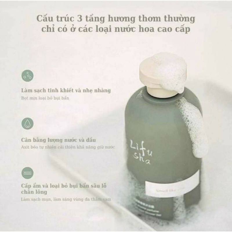 Sữa Tắm Nước Hoa Dưỡng Thể Lifusha, Mùi Hương Đặc Biệt Thư Giãn 300ml ZuzuCosmetic