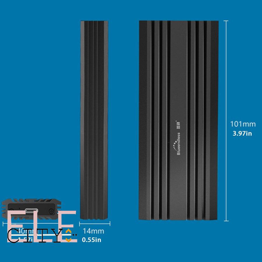 ✨COD✨Blueendless 2807N SSD Mobile Enclosure NVME M.2 Solid State Drive Enclosure