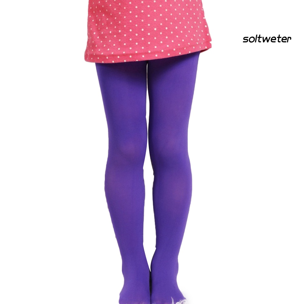 Quần Tất Legging Co Giãn Thoáng Khí Màu Sắc Kẹo Ngọt Dành Cho Bé Múa Ballet | BigBuy360 - bigbuy360.vn