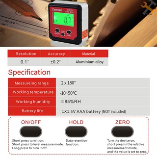Thước đo độ nghiêng kỹ thuật số GemRed