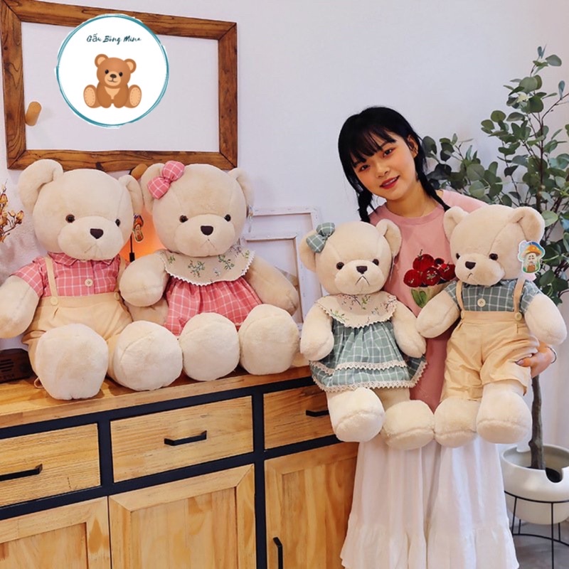 Gấu Bông Teddy - Teddy Đôi Dễ Thương Cho Bé - Gấu Bông Mina