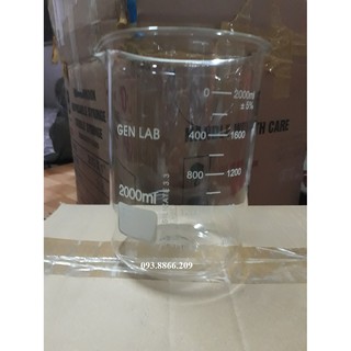Cốc thủy tinh chịu nhiệt tốt 2000ml