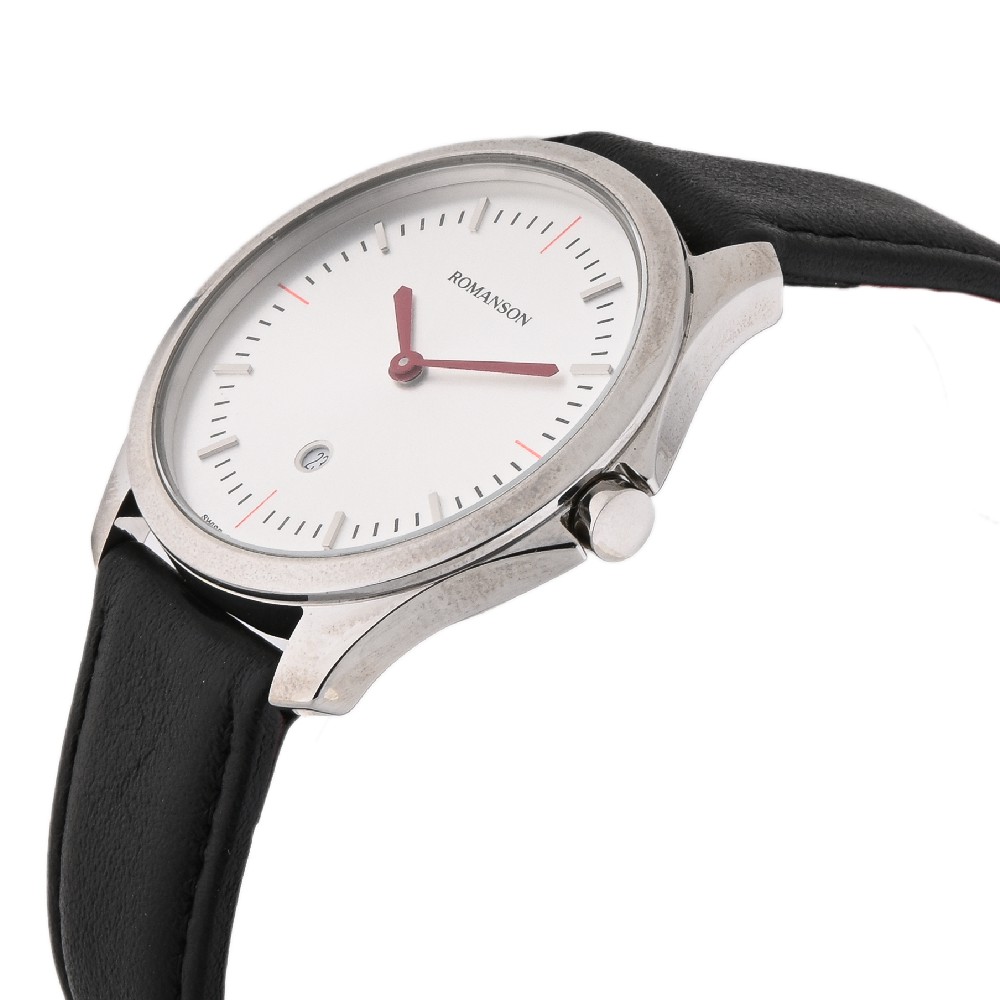 Đồng hồ nam chính hãng Hàn Quốc Romanson TL4214UUWWH, máy Thụy Sĩ, miễn phí thay pin - Galle Watch