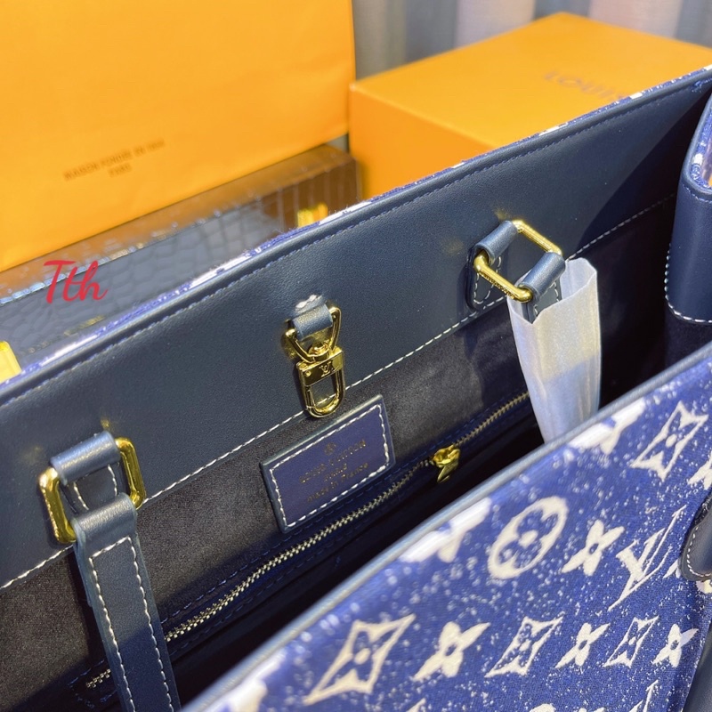 ✅Túi LV ONTHEGO 41cm - Denim - Bản SUP