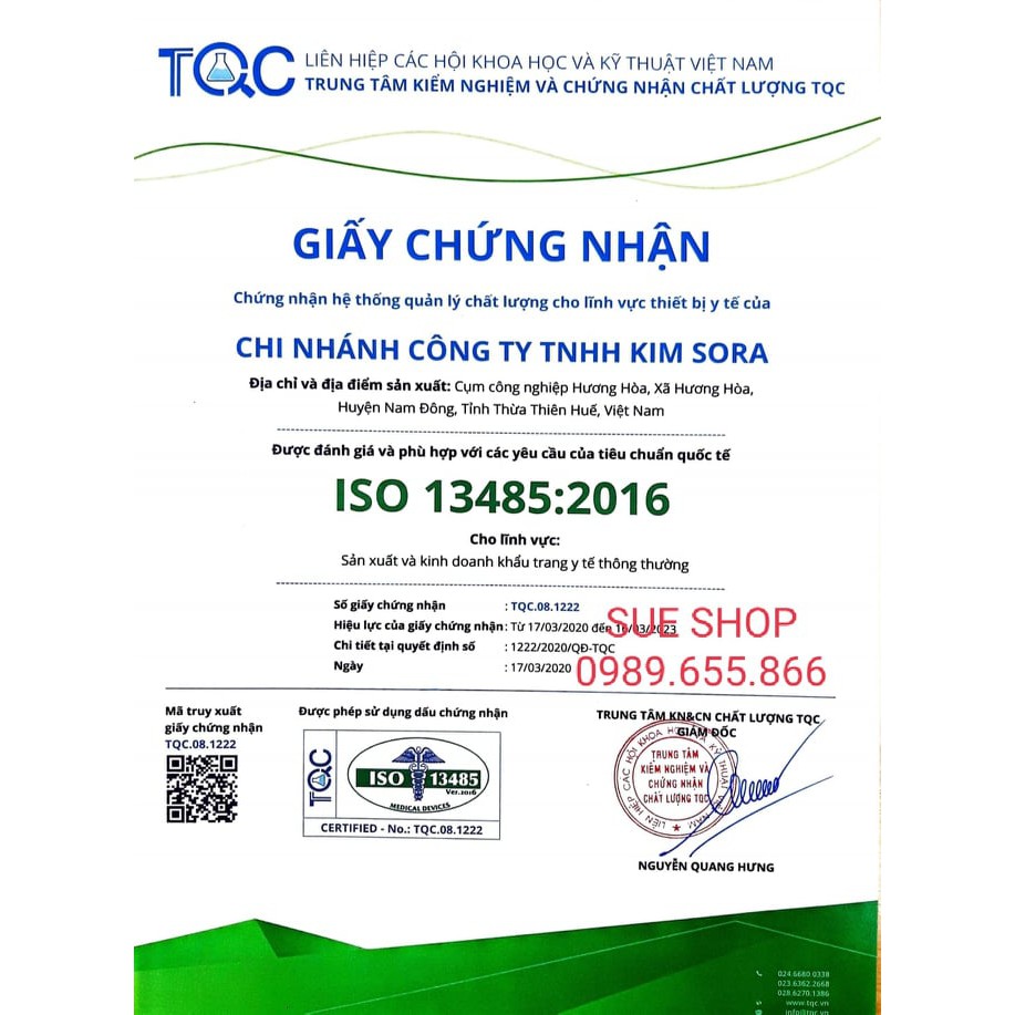 Khẩu trang y tế xuất nhật Kim Sora (Hộp 50 cái)