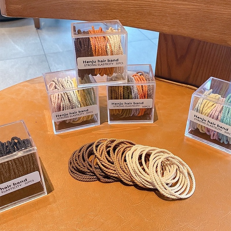 Dây buộc tóc bằng cao su phong cách Hàn Quốc thời trang cho nữ