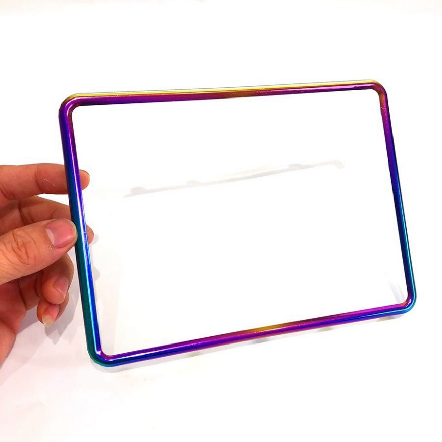 Khung Biển Số Xe Máy Titan 7 Màu Titan Dày Dặn [ Cao Cấp ] - Bộ Ốp Khung Biển Số Lắp Tất Cả Các Dòng Xe Máy Cao Cấp