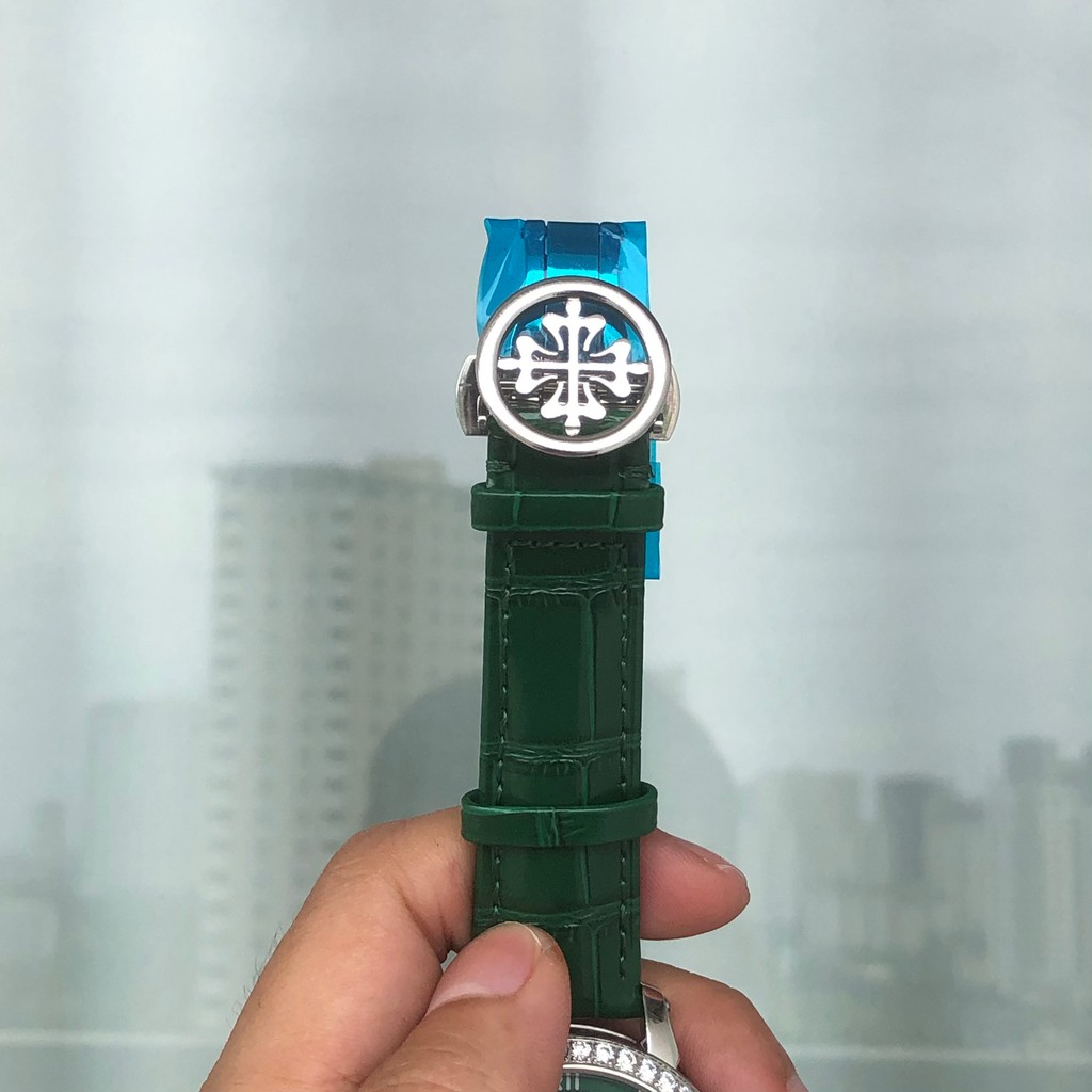 Đồng Hồ Nam PP GENEVE Viền Đá, Cơ Lộ Máy Automatic Nhật, Size 41mm Chống Nước 5ATM