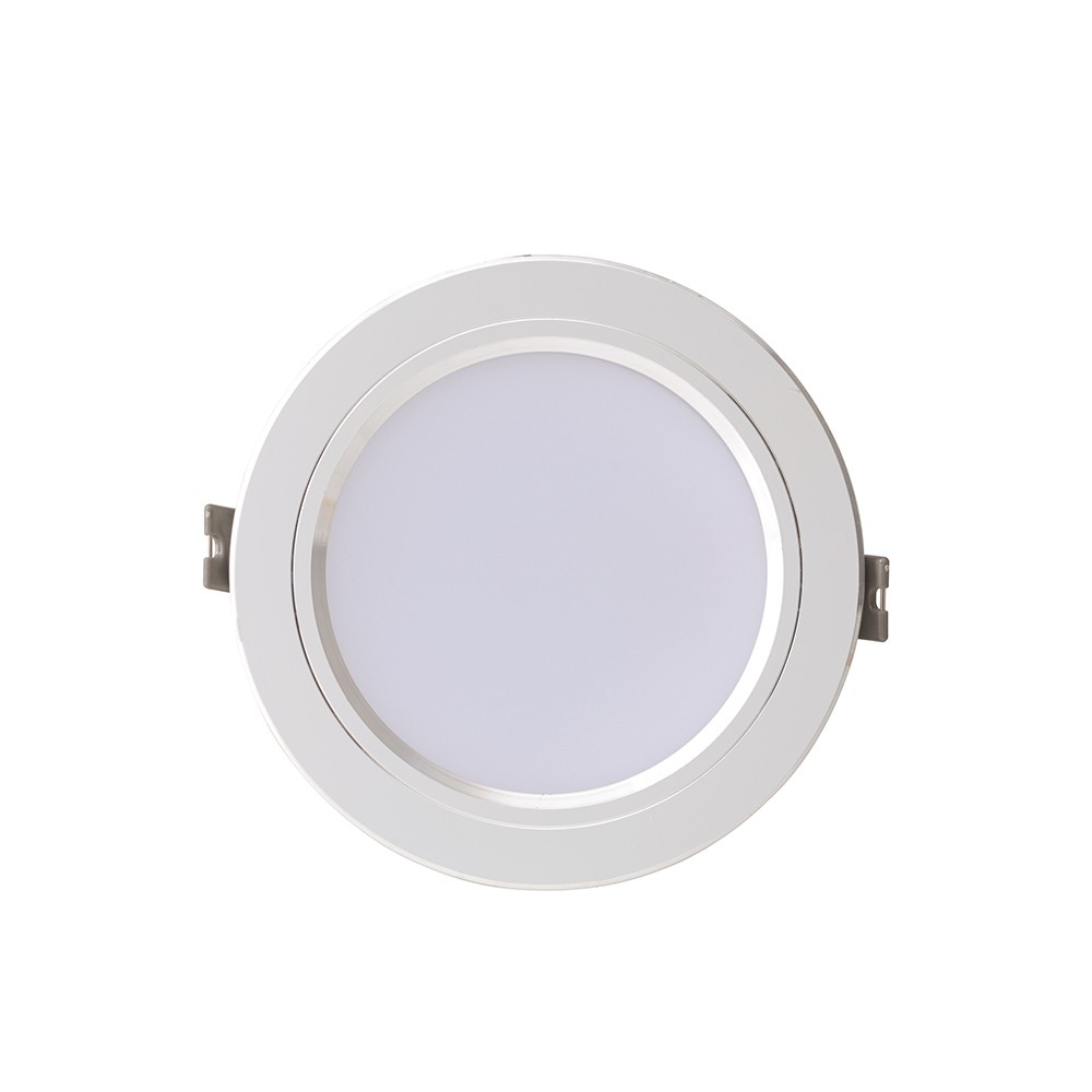 Đèn LED Downlight âm trần đổi màu 12W Rạng Đông AT10 ĐM 110/12W, Viền mạ bạc tinh tế