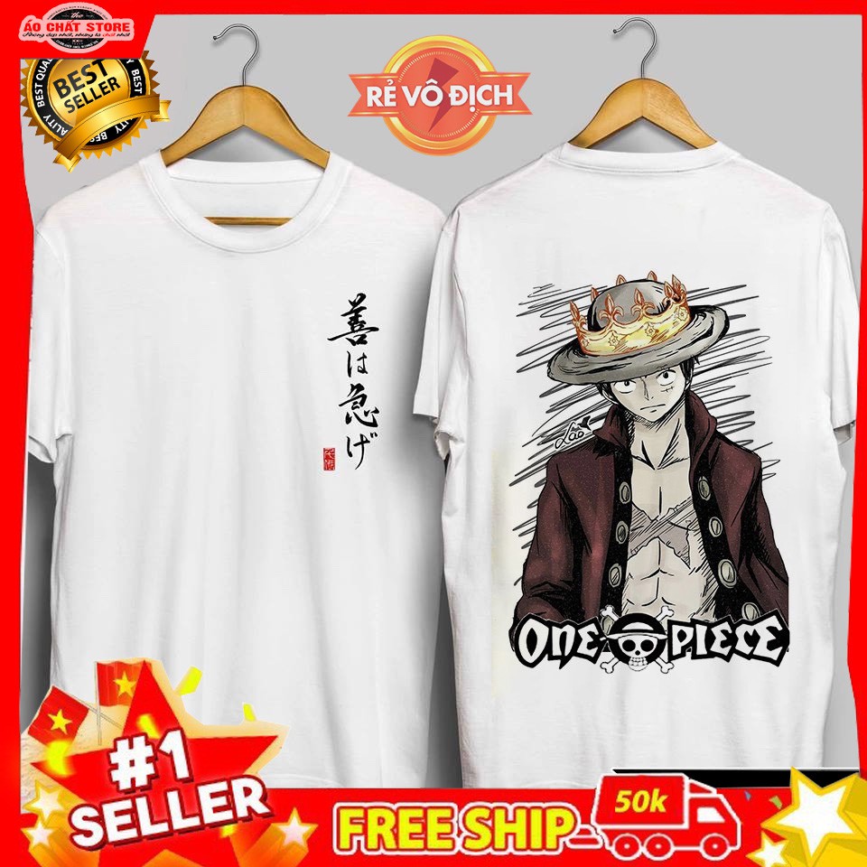 Áo Thun LUFFY Mũ Rơm Hải Tặc Siêu Đẹp | Áo One Piece Tshirt (Ảnh thật)