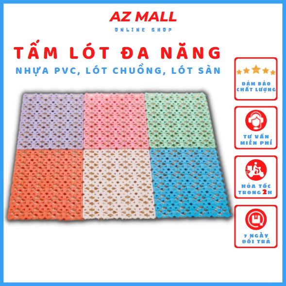 Tấm lót chuồng chó mèo, Tấm lót sàn nhà đa năng nhựa PVC (20x30)