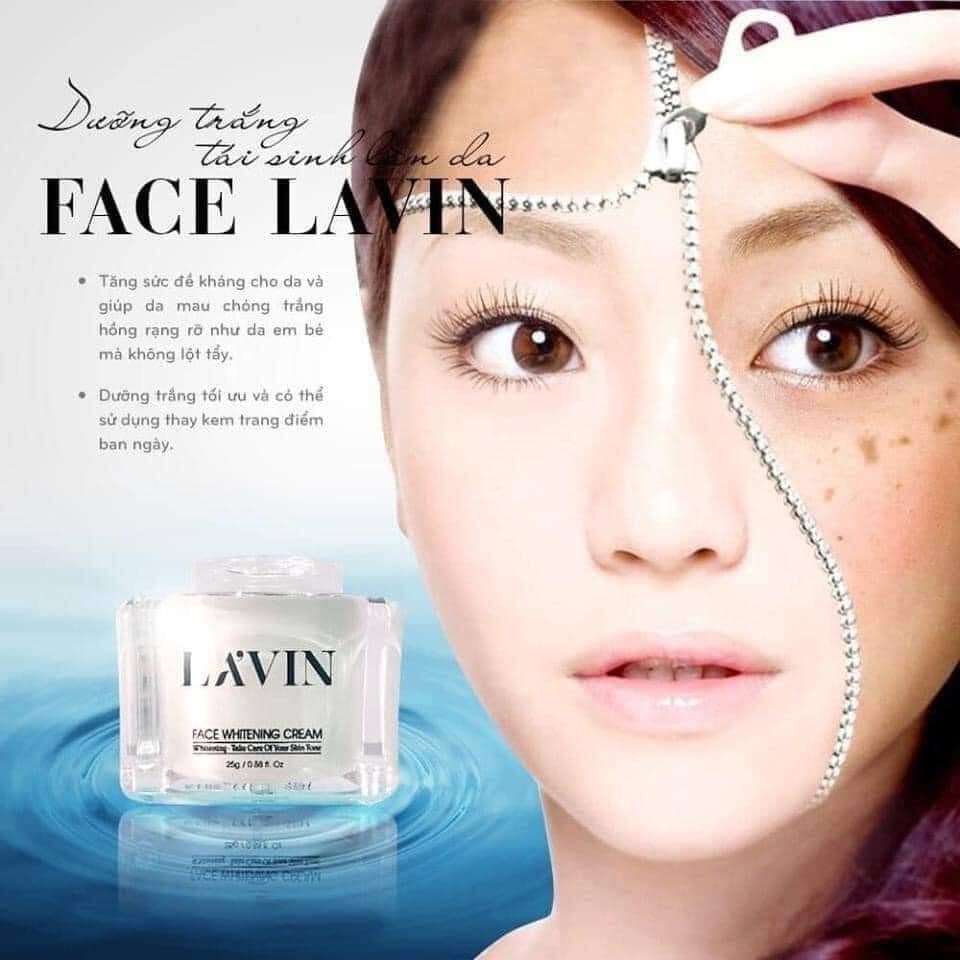 KEM FACE LAVIN DƯỠNG TRẮNG DA, BÍ QUYẾT SỞ HỮU LÀN DA TRẮNG HỒNG - Mymy Cosmetic