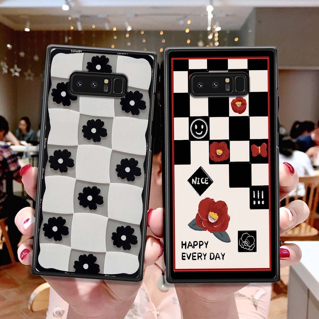 Ốp Samsung Note 8 in hình trái tim, caro kẹo ngọt đầy cá tính siêu đẹp siêu chất