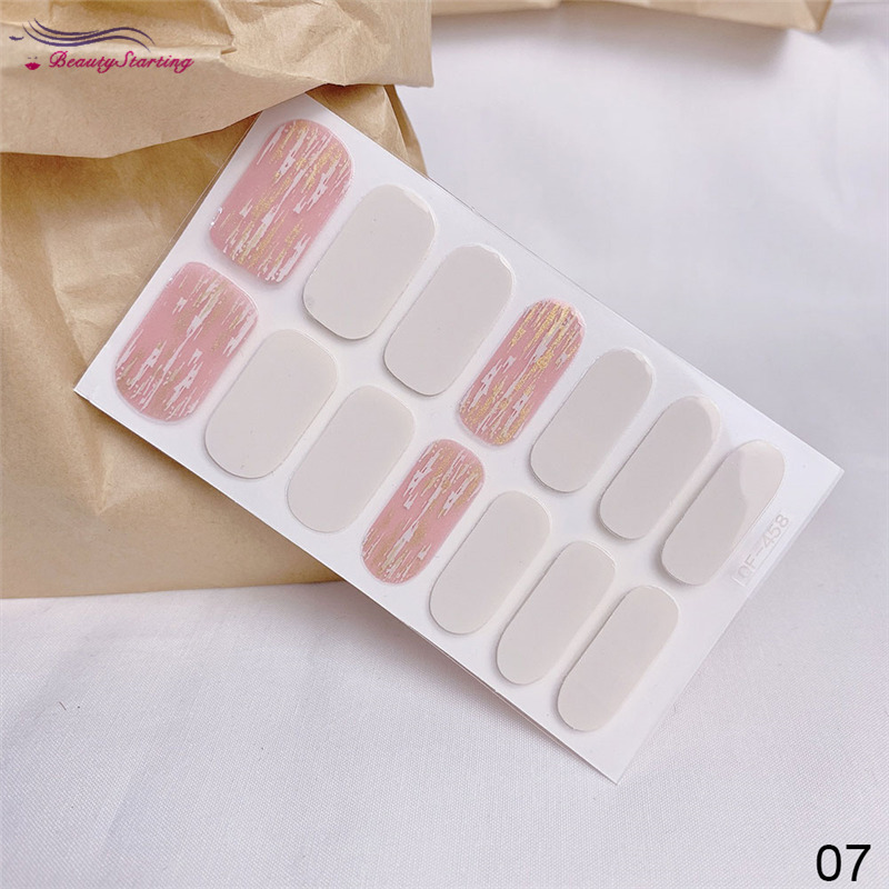 Set 14 Miếng Dán Trang Trí Móng Tay Nghệ Thuật Diy