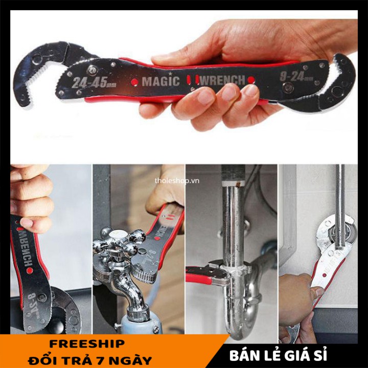 Dụng cu vặn ốc 🎉SALE ️🎉  Cờ lê đa năng Magic Wrench Hàn Quốc thay thế tất cả cờ lê mỏ lết truyền thống 5882