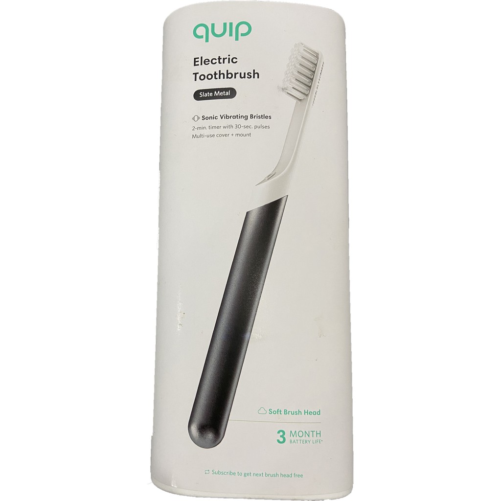 Bàn chải pin Quip Electric Toothbrush Slate Metal