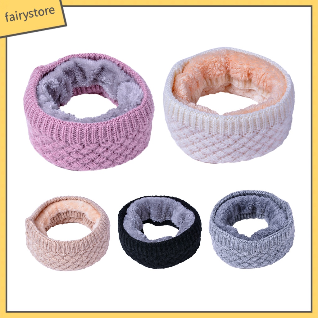 Khăn choàng cổ vải nỉ hình tròn dày dặn giữ ấm chống biến dạng