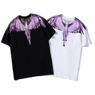 Áo thun in hình Marcelo Burlon thời trang thích hợp cho nam nữ
