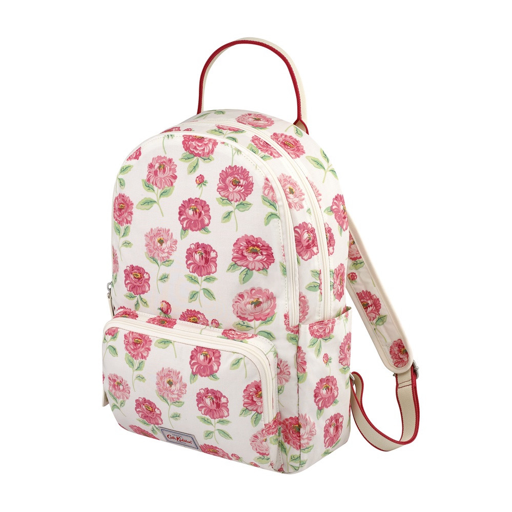 Cath Kidston - Balo Pocket Backpack Dahlia - 1009378 - Cream