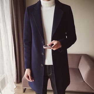 [KD2] Áo Khoác Măng Tô Nam, Dạ - Mangto Dáng Dài Trơn Đơn Giản & Lịch Lãm [FASHION 2022]