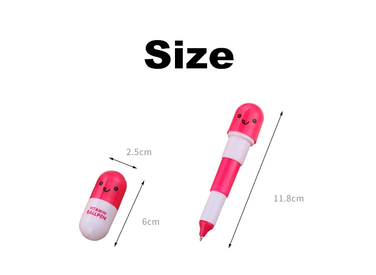 1 Bút Bi Hình Viên Thuốc Đáng Yêu