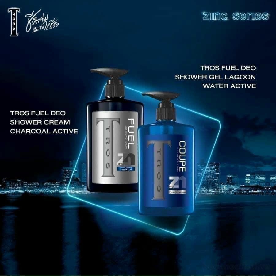 Sữa tắm TROS Deo Shower Cream Zinc Series dành cho nam