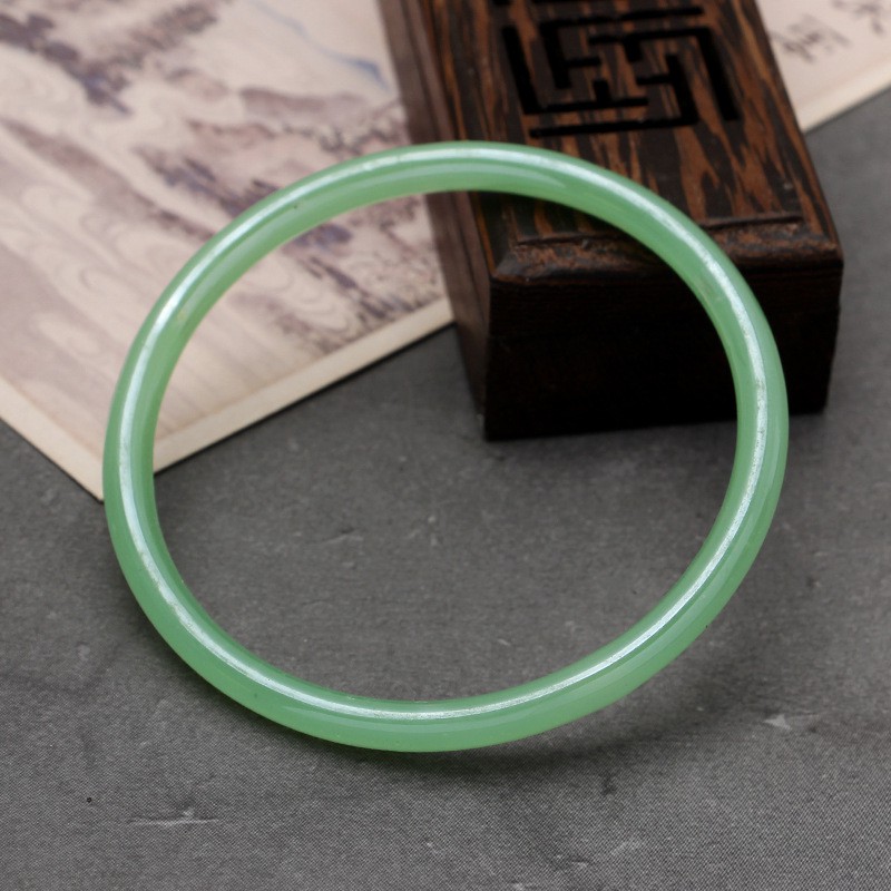 Vòng mã não thủy tinh chuyên dụng làm ngọc bội 58*64mm | BigBuy360 - bigbuy360.vn