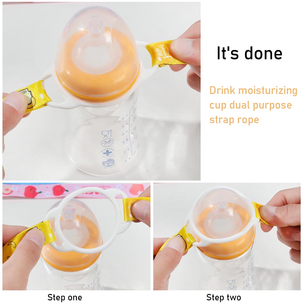 Dây Đeo Bình Nước Họa Tiết Hoạt Hình Dễ Thương Có Thể Điều Chỉnh