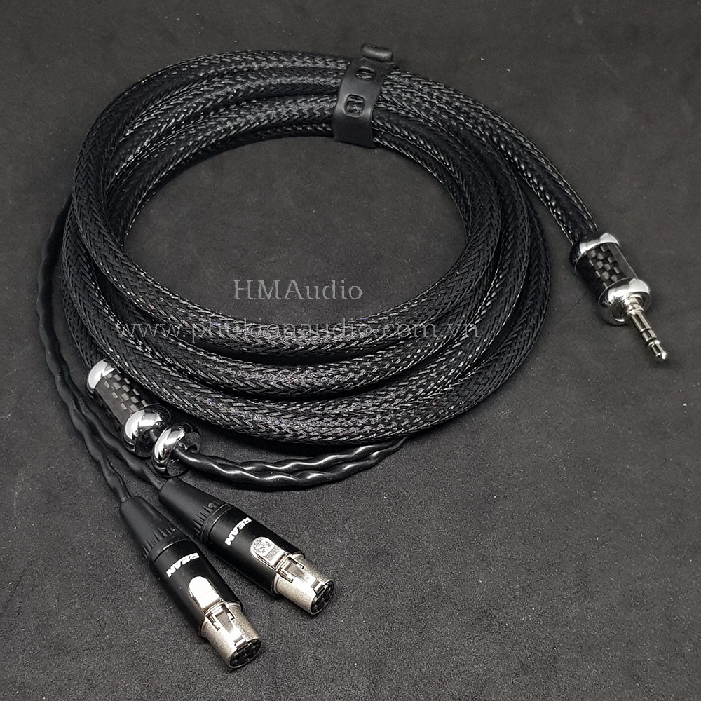 Dây tai nghe đồng OFC bọc chống nhiễu CANARE - Connector Audeze LCD1 LCD2 LCD3 LCD4