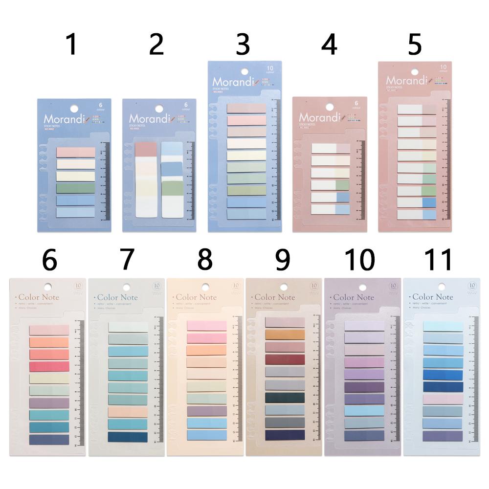 Set 60 / 120 / 200 Thẻ Ghi Chú Đánh Dấu Trang Sách Hình Lá Cờ Đẹp Mắt Tiện Dụng