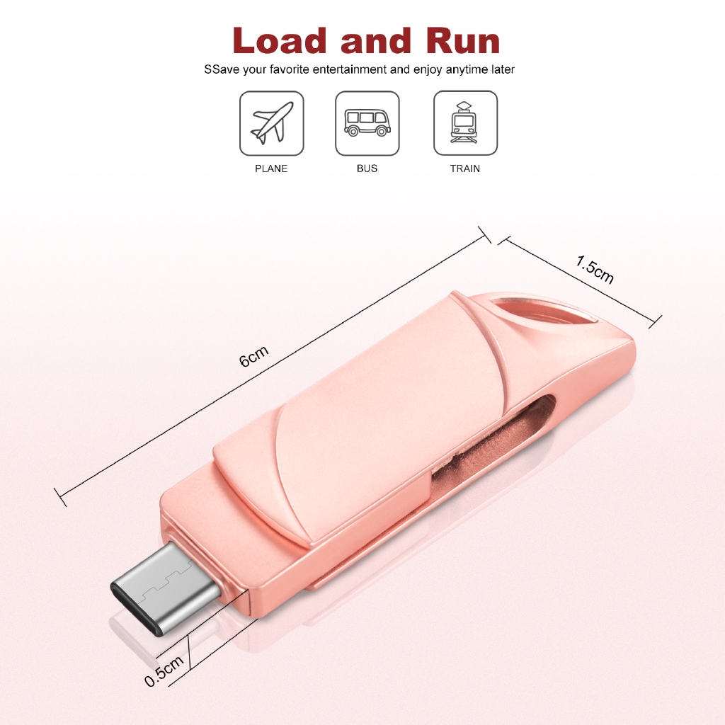 USB 3 trong 1 dung lượng 16gb 32gb 64gb 128gb 256gb 512gb Otg/Ipad/Type-C/Máy Tính