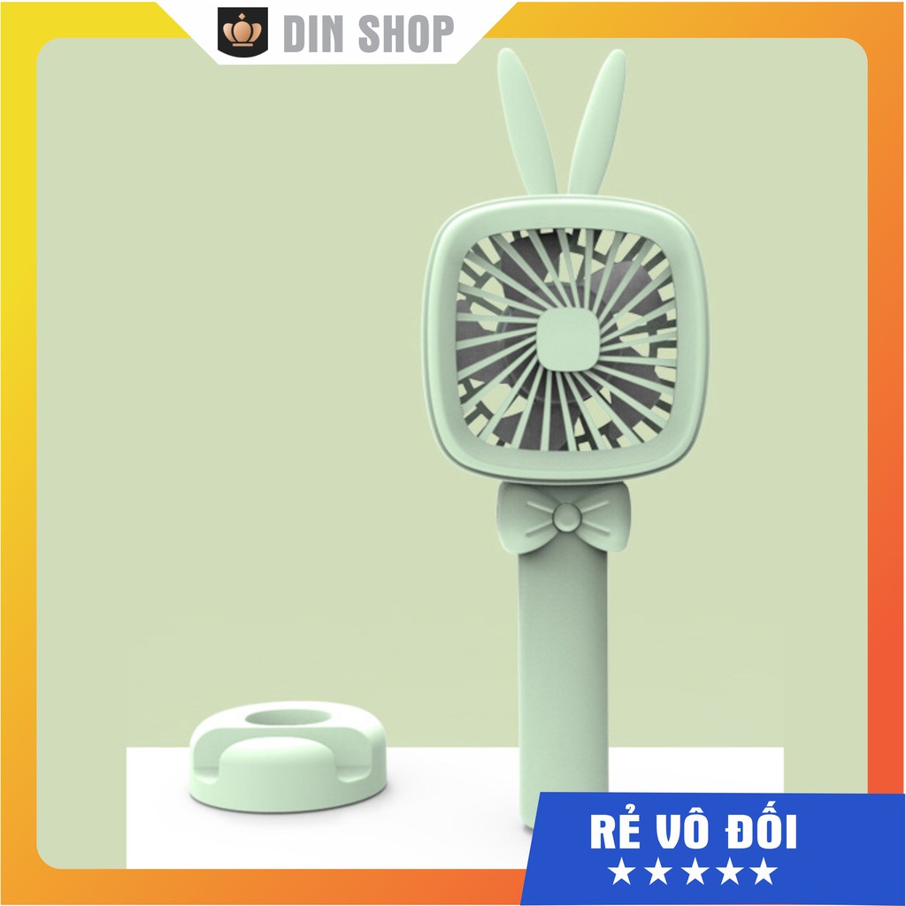 Quạt mini tích điện ⚡MÁT LẠNH⚡ Quạt tích điện mini sừng hươu  3 tốc độ cổng sạc USB nhiều màu sắc dễ thương | BigBuy360 - bigbuy360.vn