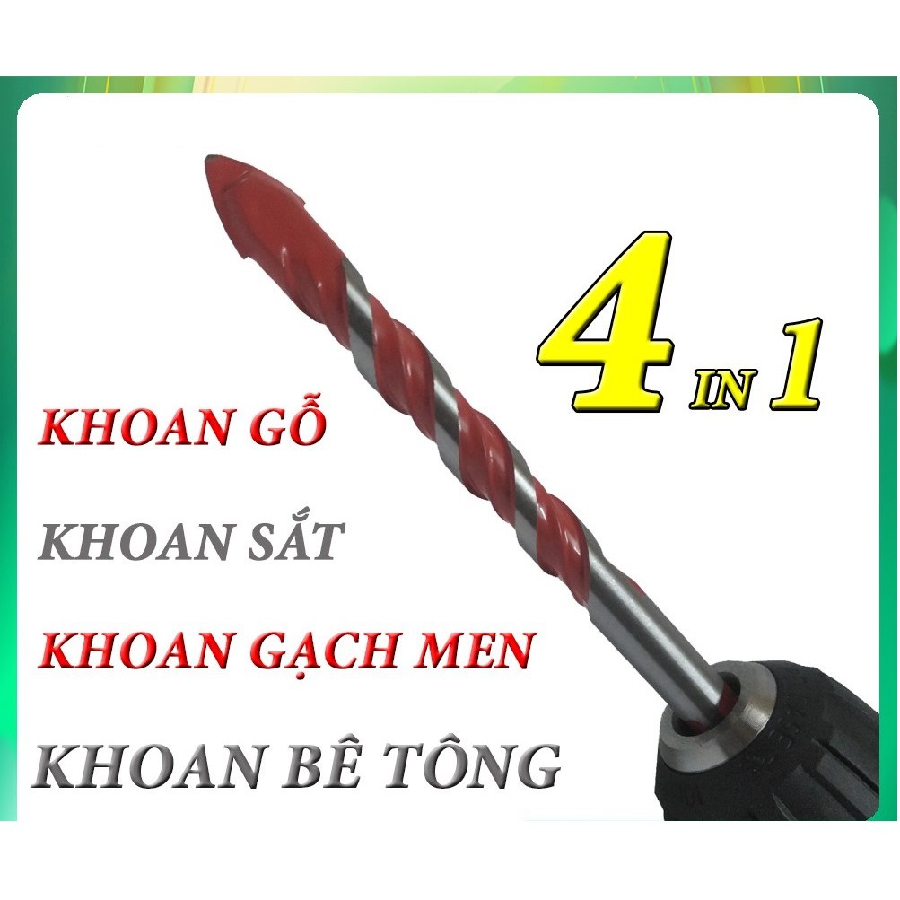 Mũi khoan đa năng, mũi khoan gạch men, khoan sắt, khoan bê tông