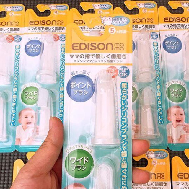 Rơ lưỡi/ bàn chải răng nướu lợi Edison mama Nhật