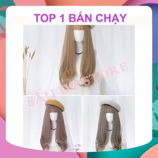 [SIÊU RẺ] TÓC BỘ LƯỚI HOA MÁI THƯA XOĂN DỢN ĐUÔI DÀI TẶNG LƯỚI TRÙM TÓC