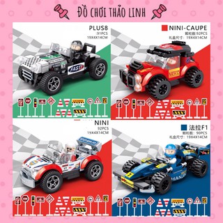 Đồ chơi lego 92 chi tiết lắp ghép mô hình ô tô xe đua thể thao địa hình thông minh cho bé sóc_toystore