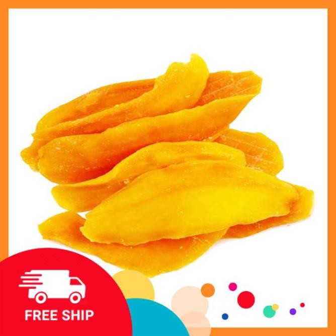 1kg xoài sấy dẻo thơm ngon k chất bảo quản