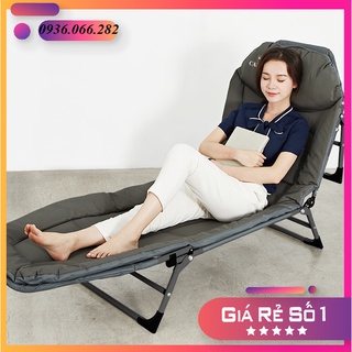 Giường xếp ngủ trưa gấp gọn khung thép chắc chắn