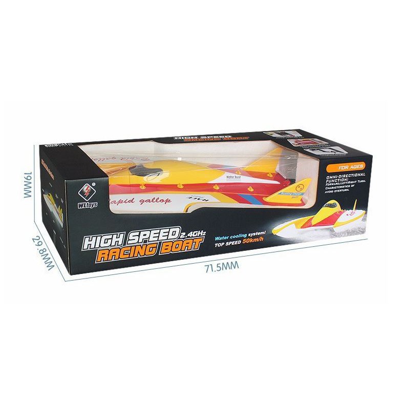 T26 tàu thủy điều khiển từ xa tốc độ cao sử dụng động cơ Brushless không chổi than tốc độ 50km/h