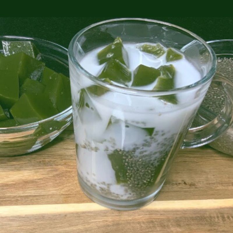 200gr Lá sương sâm lông RỪNG  khô hút chân không  làm thạch sương sâm+ tặng kèm nang mực