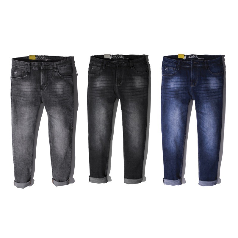 Quần jean nam thời trang 3 màu wax nhẹ cá tính Bigsize < 120kg | BigBuy360 - bigbuy360.vn