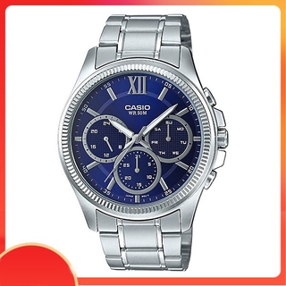 Đồng Hồ Nam Dây Thép Không Gỉ Casio MTP-E315D-2AVDF