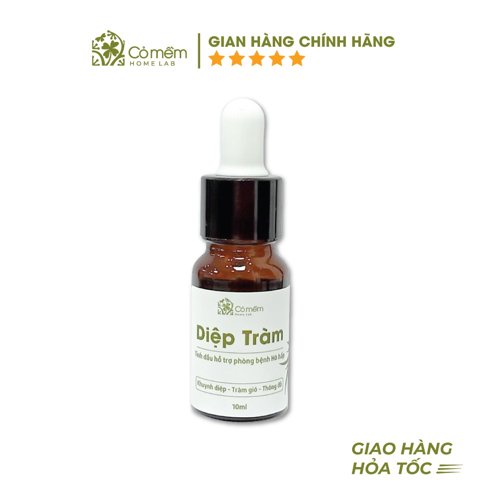 Tinh dầu nhỏ giọt Diệp Tràm Thiên Nhiên Khuynh Diệp Tràm Gió Thông Đỏ Cỏ Mềm 10ml