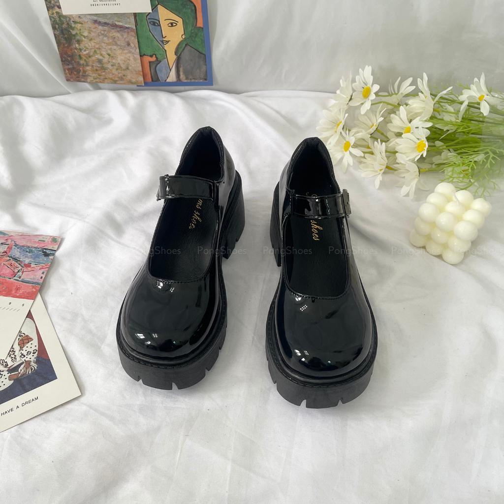 Giày búp bê Pong Shoes phong cách Ulzzangs - FULL BOX - Mã 1336