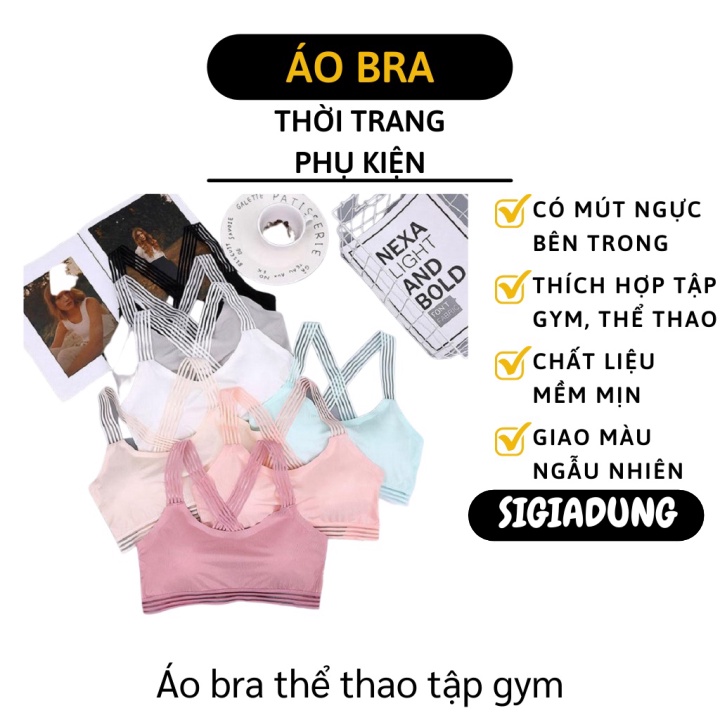 [SGD] Áp Bra Nữ - Bra Thể Thao Dây Chéo Tập Gym, Yoga Thấm Hút Nhanh, Co Giãn Tốt 8039