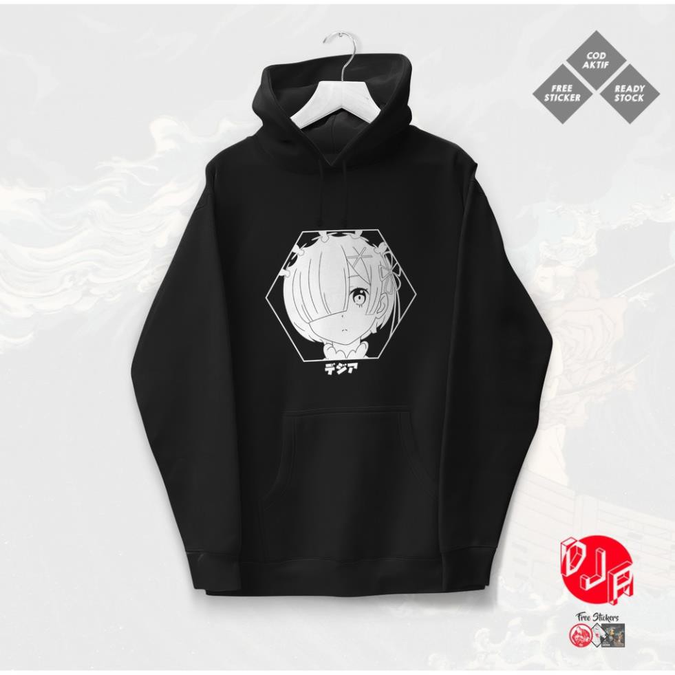 HOT- Áo Hoodie Rem Re Zero - áo ANime cực chất | WebRaoVat - webraovat.net.vn