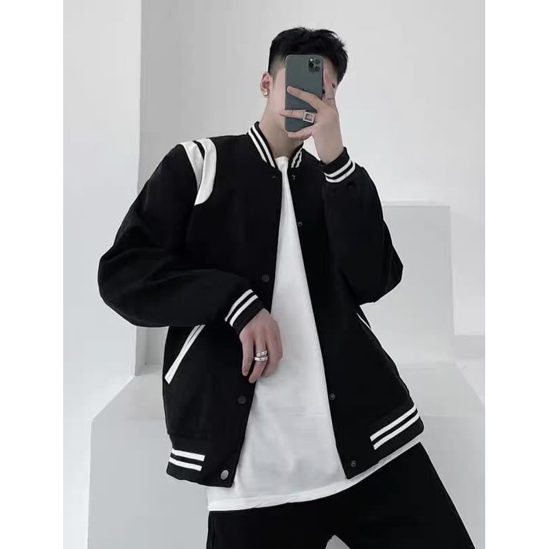 Áo khoác dạ, bomber teddy, bomber nam_dominostore | BigBuy360 - bigbuy360.vn