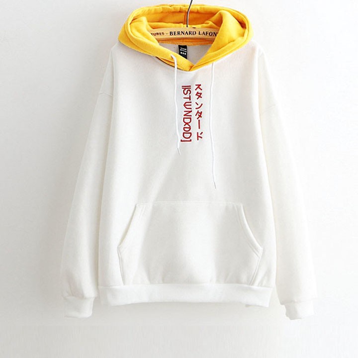 Áo Hoodie ❤️FREESHIP❤️ Áo Sweater Nữ Kawaii Thêu Chữ Nhật Bản- Áo Khoác Nỉ Nữ Đáng Yêu | BigBuy360 - bigbuy360.vn
