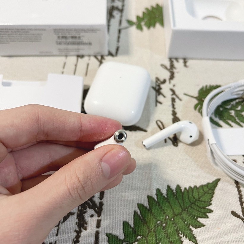 Tai Nghe Airpods 2 Check Setting Cao Cấp Tai Nghe Bluetooth Không Dây Airpod 2 Jerry - Đổi Tên - Định Vị - Sạc Không Dâ